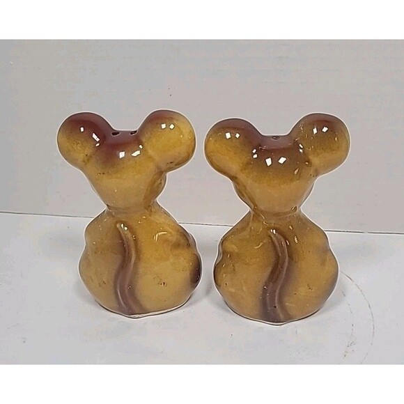 Vintage Mice W/Googly Eyes Salt Pepper Shakers Capsco - Picture 4 of 8